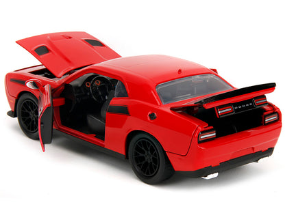 2015 Dodge Challenger Red with Black Stripes and Glenn Diecast Figure "The Walking Dead" (2010-2022) TV Series "Hollywood Rides" 1/24 Model Car by Jada <h2>2015 Jada</h2> <p>High-quality perfect for c
