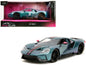 2017 Ford GT Blue Metallic with Pink and Black Stripes "Pink Slips" Series 1/24 Diecast Model Car by Jada <h2>2017 Jada</h2> <p>High-quality perfect for collectors enthusiasts. Features detailed inter