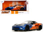 2006 Chevrolet Corvette Z06 #333 "Spirit Racing" Blue Metallic and Orange with Black Hood Top "Bigtime Muscle" Series 1/24 Diecast Model Car by Jada <h2>2006 Jada</h2> <p>High-quality perfect for coll