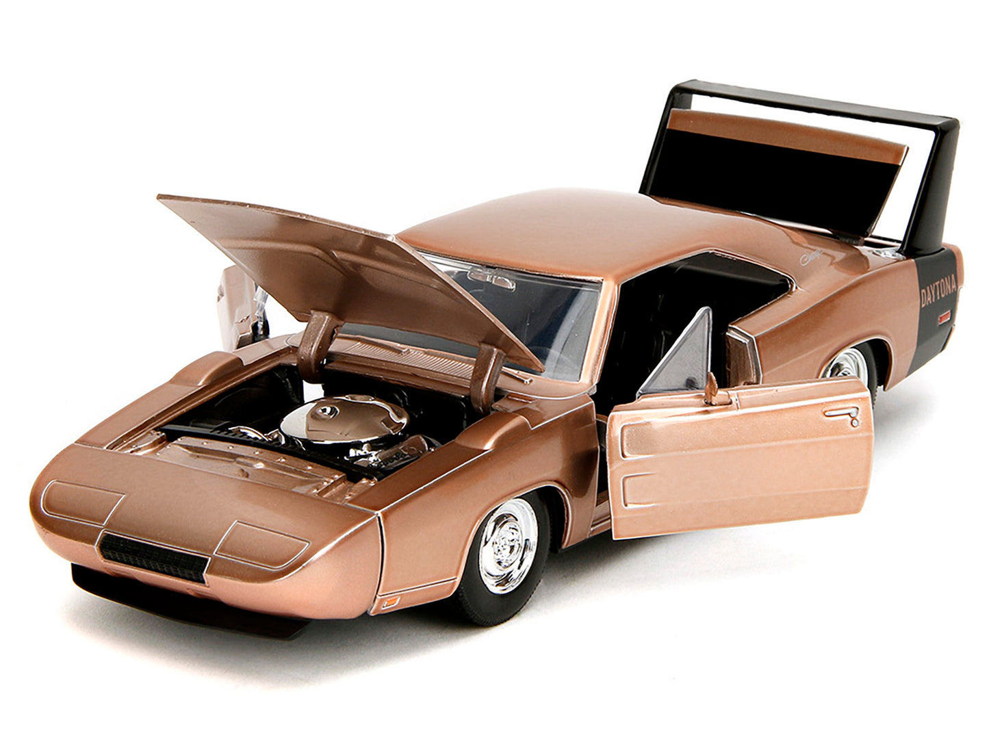 1969 Dodge Charger Daytona Bronze Metallic with Black Tail Stripe "Bigtime Muscle" Series 1/24 Diecast Model Car by Jada <h2>1969 Jada</h2> <p>High-quality perfect for collectors and enthusiasts. Feat