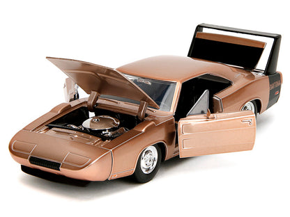 1969 Dodge Charger Daytona Bronze Metallic with Black Tail Stripe "Bigtime Muscle" Series 1/24 Diecast Model Car by Jada <h2>1969 Jada</h2> <p>High-quality perfect for collectors and enthusiasts. Feat