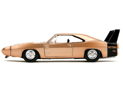 1969 Dodge Charger Daytona Bronze Metallic with Black Tail Stripe "Bigtime Muscle" Series 1/24 Diecast Model Car by Jada <h2>1969 Jada</h2> <p>High-quality perfect for collectors and enthusiasts. Feat