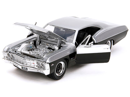 1967 Chevrolet Impala SS Silver Metallic and Black "Bigtime Muscle" Series 1/24 Diecast Model Car by Jada <h2>1967 Jada</h2> <p>High-quality perfect for collectors enthusiasts. Features detailed inter