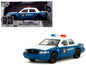 Rick Grimes' Ford Crown Victoria "Sheriff" Blue and White "The Walking Dead" (2010-2022) TV Series "Hollywood Rides" 1/32 Diecast Model Car by Jada <h2>Rick Jada</h2> <p>High-quality perfect for colle