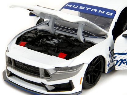 2024 Ford Mustang Dark Horse White with "Mustang Graphics" "Bigtime Muscle" Series 1/24 Diecast Model Car by Jada <h2>2024 Jada</h2> <p>High-quality perfect for collectors and enthusiasts. Features de