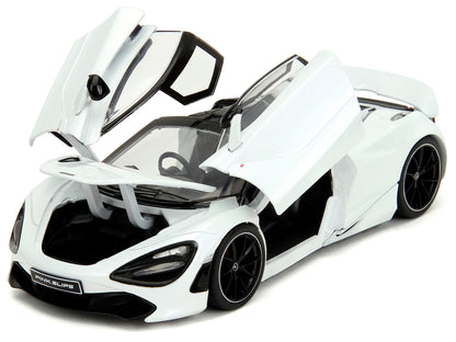 McLaren 720S White Metallic with Black Top "Pink Slips" Series 1/24 Diecast Model Car by Jada <h2>McLaren Jada</h2> <p>High-quality perfect for collectors and enthusiasts. Features detailed interior e