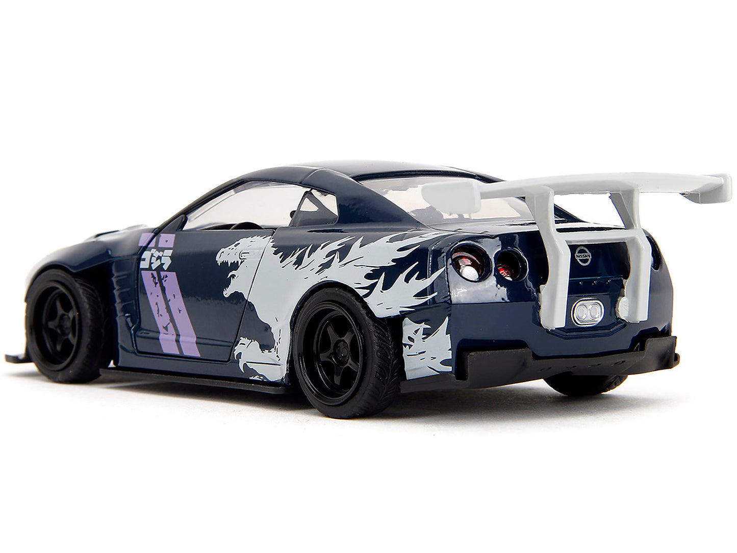 2009 Nissan GT-R (R35) Ben Sopra Dark Blue with Graphics "Godzilla" "Hollywood Rides" Series 1/32 Diecast Model Car by Jada <h2>2009 Jada</h2> <p>High-quality perfect for collectors and enthusiasts. F