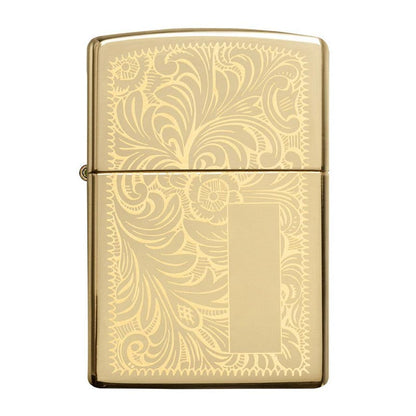Zippo Windproof Lighter Venetian L&M High Polish Brass (Venetian Brass)