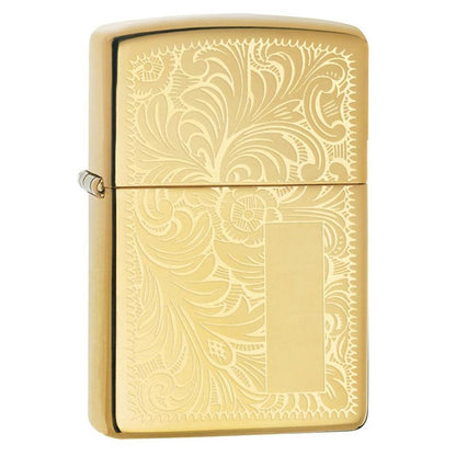 Zippo Windproof Lighter Venetian L&M High Polish Brass (Venetian Brass)