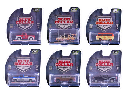 GreenLight "Blue Collar Collection" Series 14 Set of 6 pieces 1/64 Diecast Model Cars by <h2>"Blue Greenlight</h2> <p>High-quality car perfect for collectors and enthusiasts. Features detailed interio