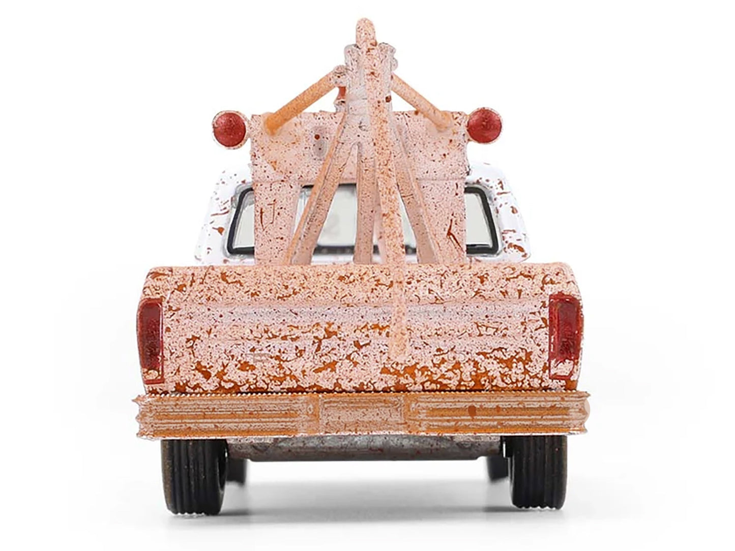 GreenLight 1973 Ford F-100 Tow Truck White (Weathered) "Blue Collar Collection" Series 14 1/64 Diecast Model Car by <h2>1973 Greenlight</h2> <p>High-quality perfect for collectors and enthusiasts. Fea
