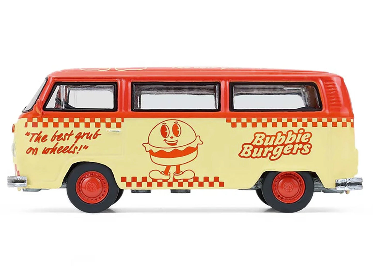 GreenLight 1975 Volkswagen Type 2 Van "Bubbie Burgers Food Truck" Orange and Cream "Blue Collar Collection" Series 14 1/64 Diecast Model Car by <h2>1975 Greenlight</h2> <p>High-quality perfect for col