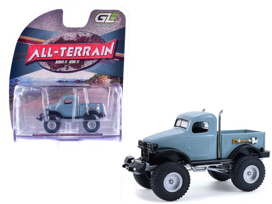 1941 Military Half Ton 4x4 Truck Slate Blue "All Terrain" Series 17 1/64 T&y Diecast Model Car by Greenlight