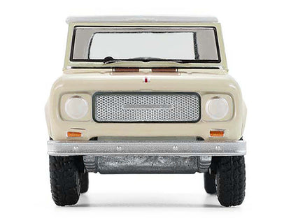 GreenLight 1967 International Scout 800 Sportop Cream with Brown Stripes and White Top "All Terrain" Series 17 1/64 Diecast Model Car by <h2>1967 Greenlight</h2> <p>High-quality perfect for collectors