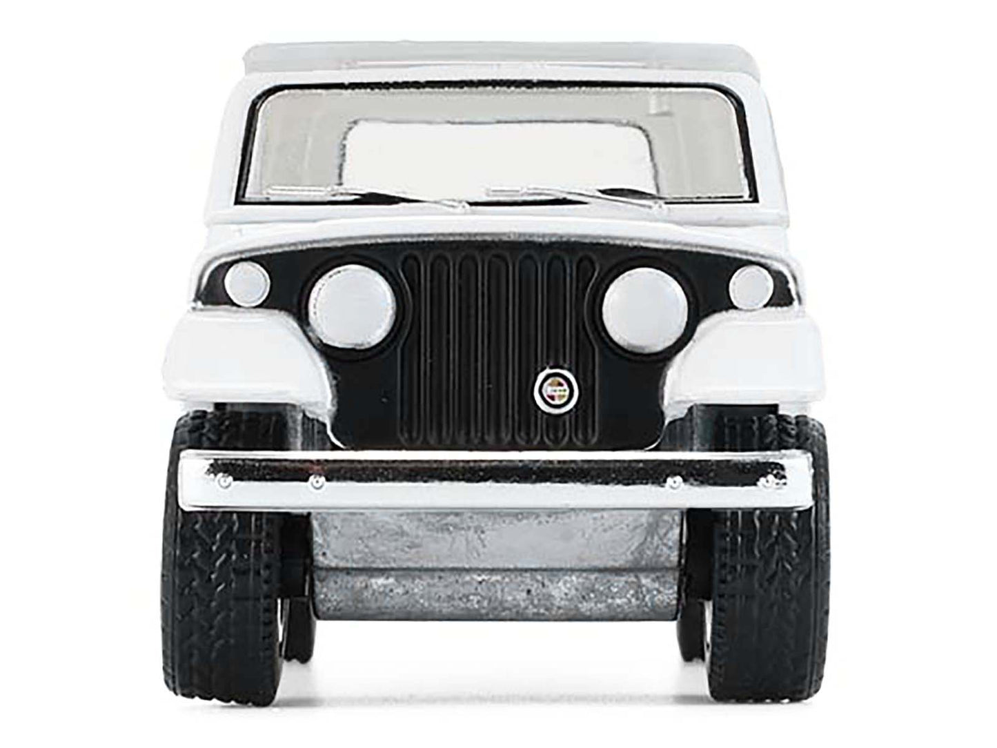 GreenLight 1971 Jeep Jeepster Commando White with Black Stripes "All Terrain" Series 17 1/64 Diecast Model Car by <h2>1971 Greenlight</h2> <p>High-quality perfect for collectors and enthusiasts. Featu