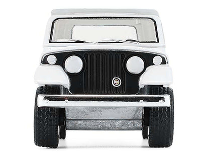 GreenLight 1971 Jeep Jeepster Commando White with Black Stripes "All Terrain" Series 17 1/64 Diecast Model Car by <h2>1971 Greenlight</h2> <p>High-quality perfect for collectors and enthusiasts. Featu
