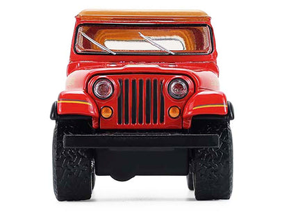 GreenLight 1980 Jeep CJ-7 Laredo Red with Tan Top "All Terrain" Series 17 1/64 Diecast Model Car by <h2>1980 Greenlight</h2> <p>High-quality perfect for collectors and enthusiasts. Features detailed i