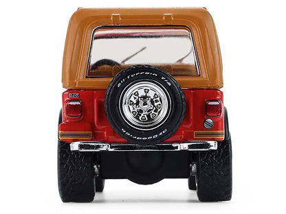 GreenLight 1980 Jeep CJ-7 Laredo Red with Tan Top "All Terrain" Series 17 1/64 Diecast Model Car by <h2>1980 Greenlight</h2> <p>High-quality perfect for collectors and enthusiasts. Features detailed i