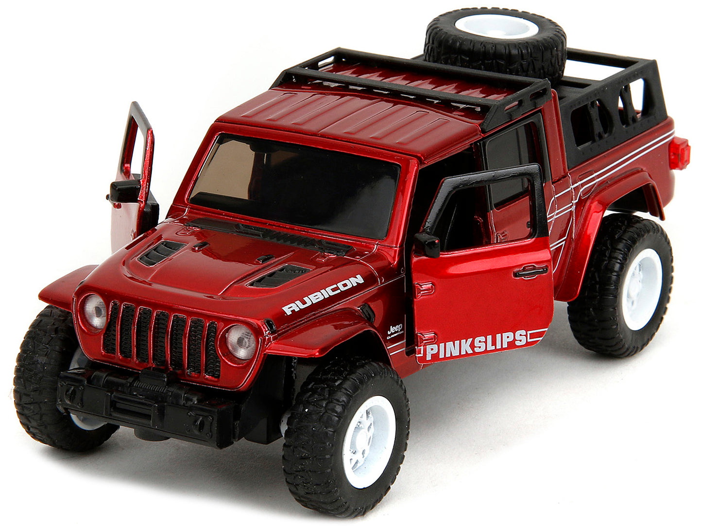 2020 Jeep Gladiator Pickup Truck Candy Red "Pink Slips" Series 1/32 Diecast Model Car by Jada <h2>2020 Jada</h2> <p>High-quality perfect for collectors and enthusiasts. Features detailed interior exte