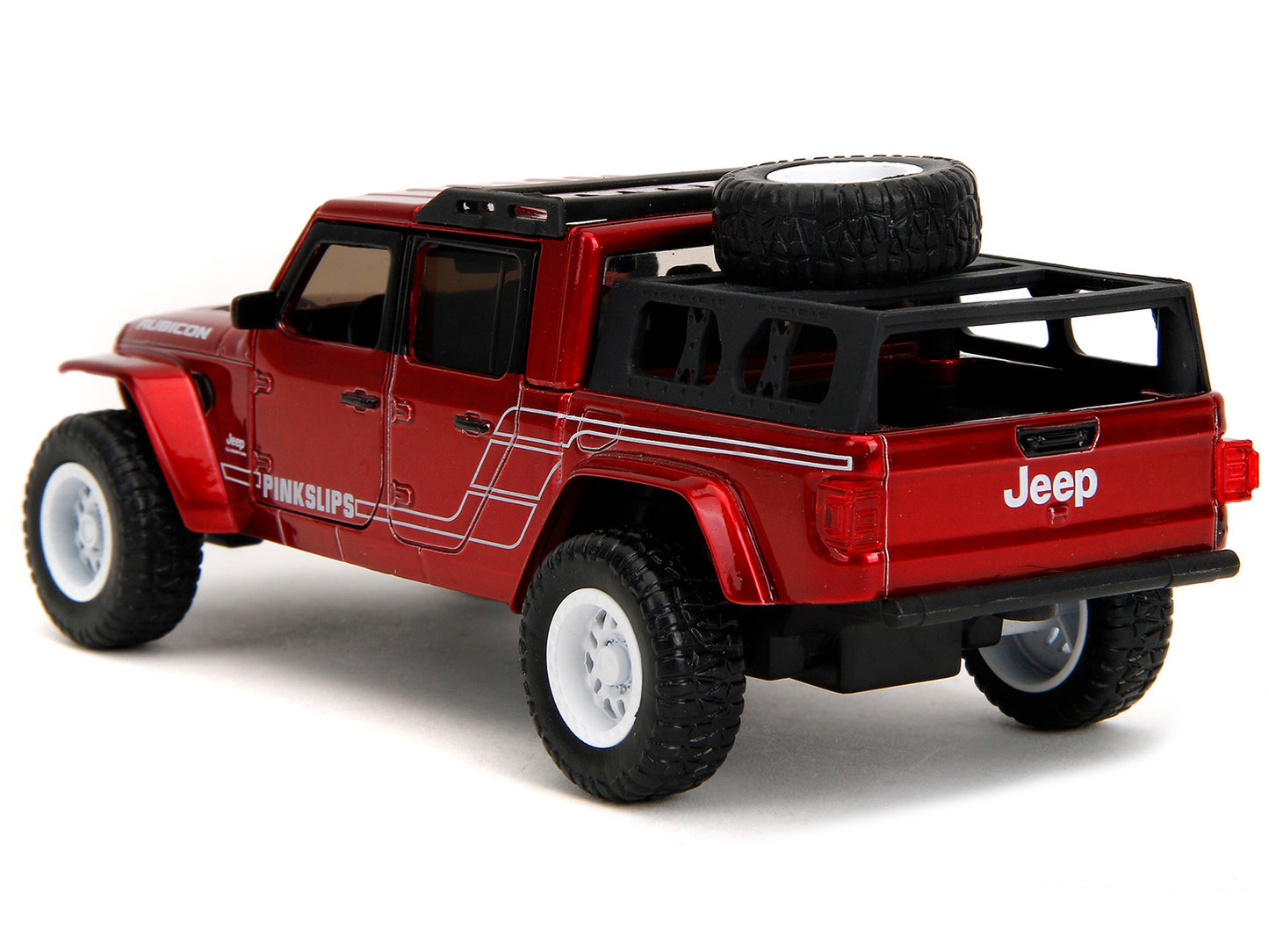 2020 Jeep Gladiator Pickup Truck Candy Red "Pink Slips" Series 1/32 Diecast Model Car by Jada <h2>2020 Jada</h2> <p>High-quality perfect for collectors and enthusiasts. Features detailed interior exte