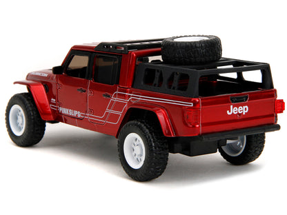 2020 Jeep Gladiator Pickup Truck Candy Red "Pink Slips" Series 1/32 Diecast Model Car by Jada <h2>2020 Jada</h2> <p>High-quality perfect for collectors and enthusiasts. Features detailed interior exte