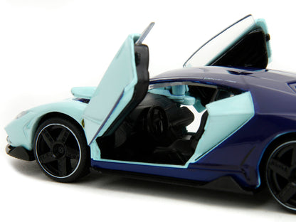 Lamborghini Centenario Light Blue and Purple "Pink Slips" Series 1/32 Diecast Model Car by Jada <h2>Lamborghini Jada</h2> <p>High-quality perfect for collectors enthusiasts. Features detailed interior