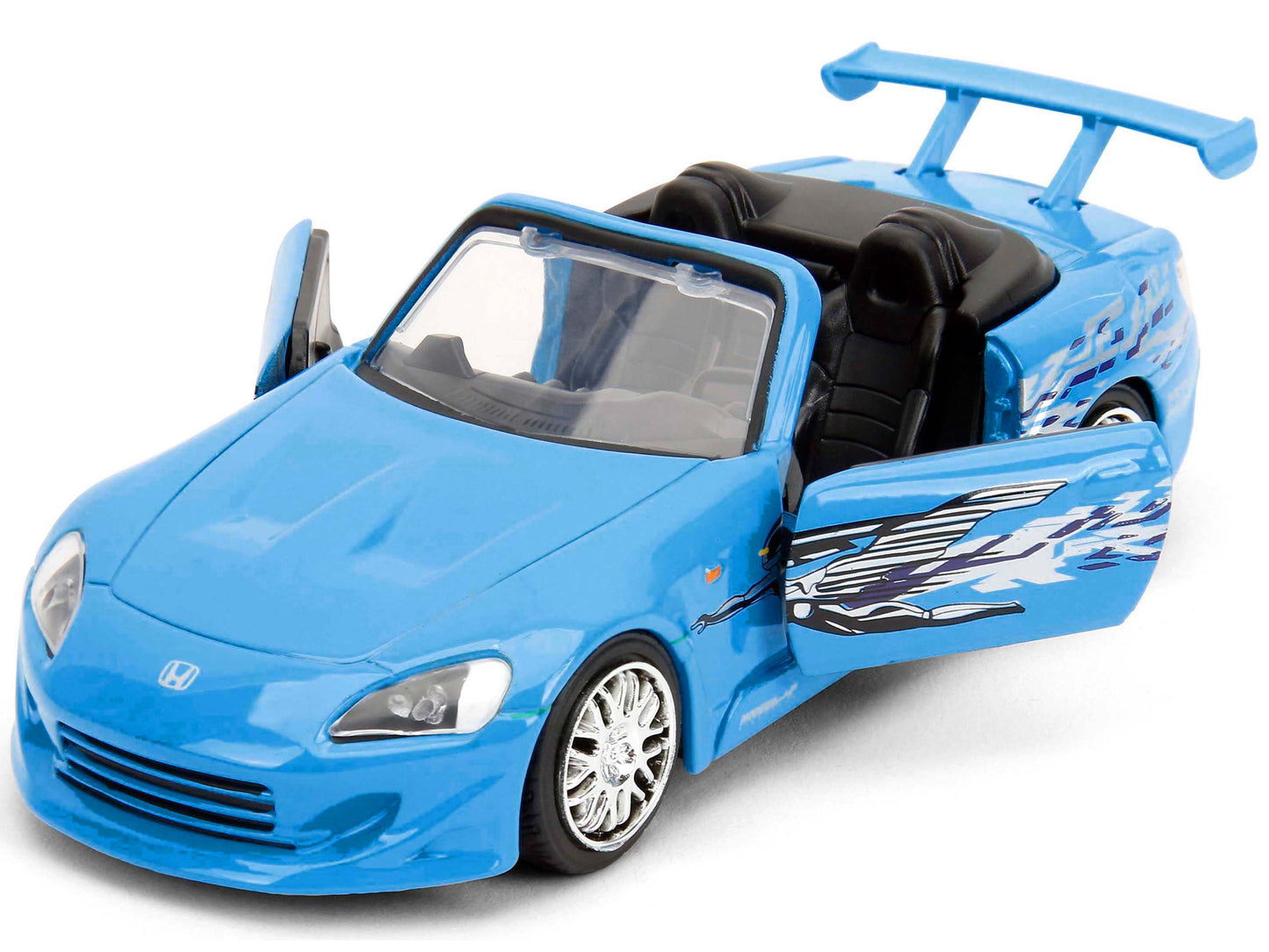2001 Honda S2000 Convertible Blue with Graphics "Fast & Furious Remix - 25th Anniversary" Series 1/32 Diecast Model Car by Jada <h2>2001 Jada</h2> <p>High-quality perfect for collectors and enthusiast