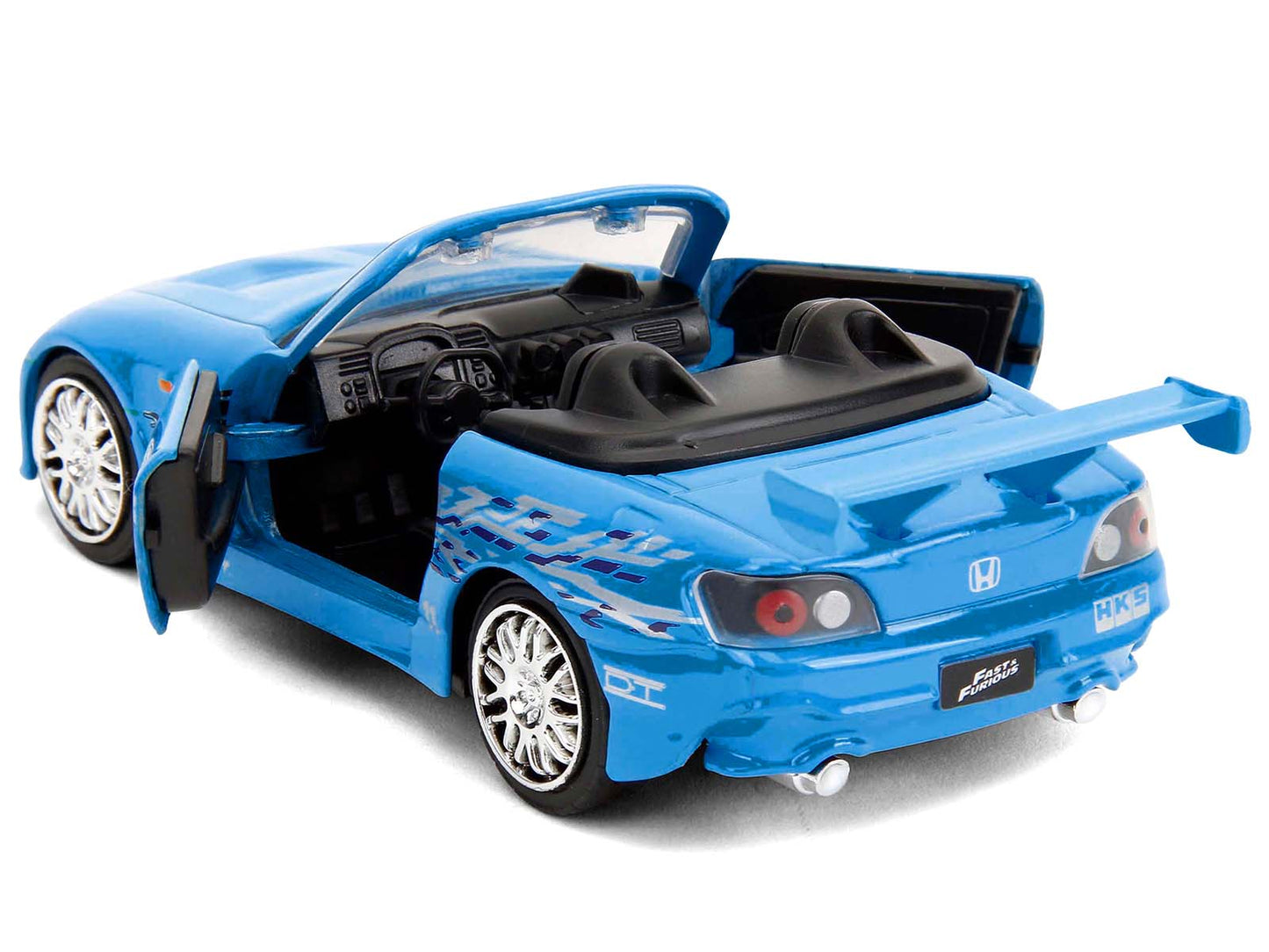 2001 Honda S2000 Convertible Blue with Graphics "Fast & Furious Remix - 25th Anniversary" Series 1/32 Diecast Model Car by Jada <h2>2001 Jada</h2> <p>High-quality perfect for collectors and enthusiast
