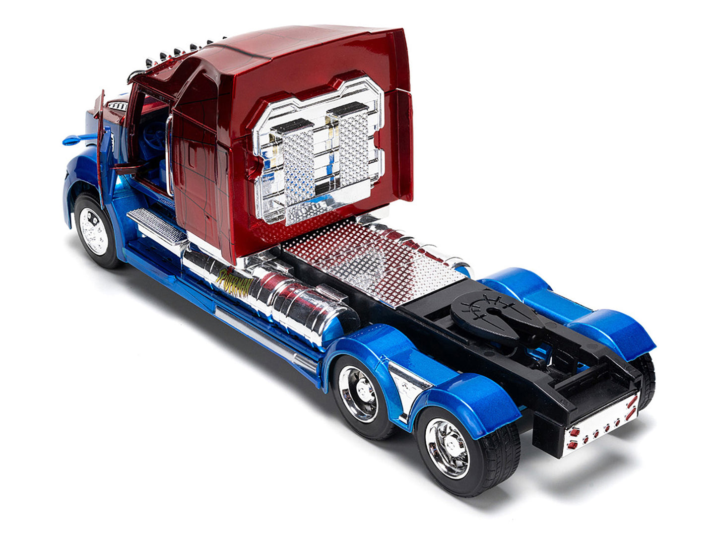 Western Star 57X Truck Tractor "Spider-Man" Blue and Red Metallic "Hollywood Rides" Series 1/24 Diecast Model by Jada <h2>Western Jada</h2> <p>High-quality car perfect for collectors enthusiasts. Feat