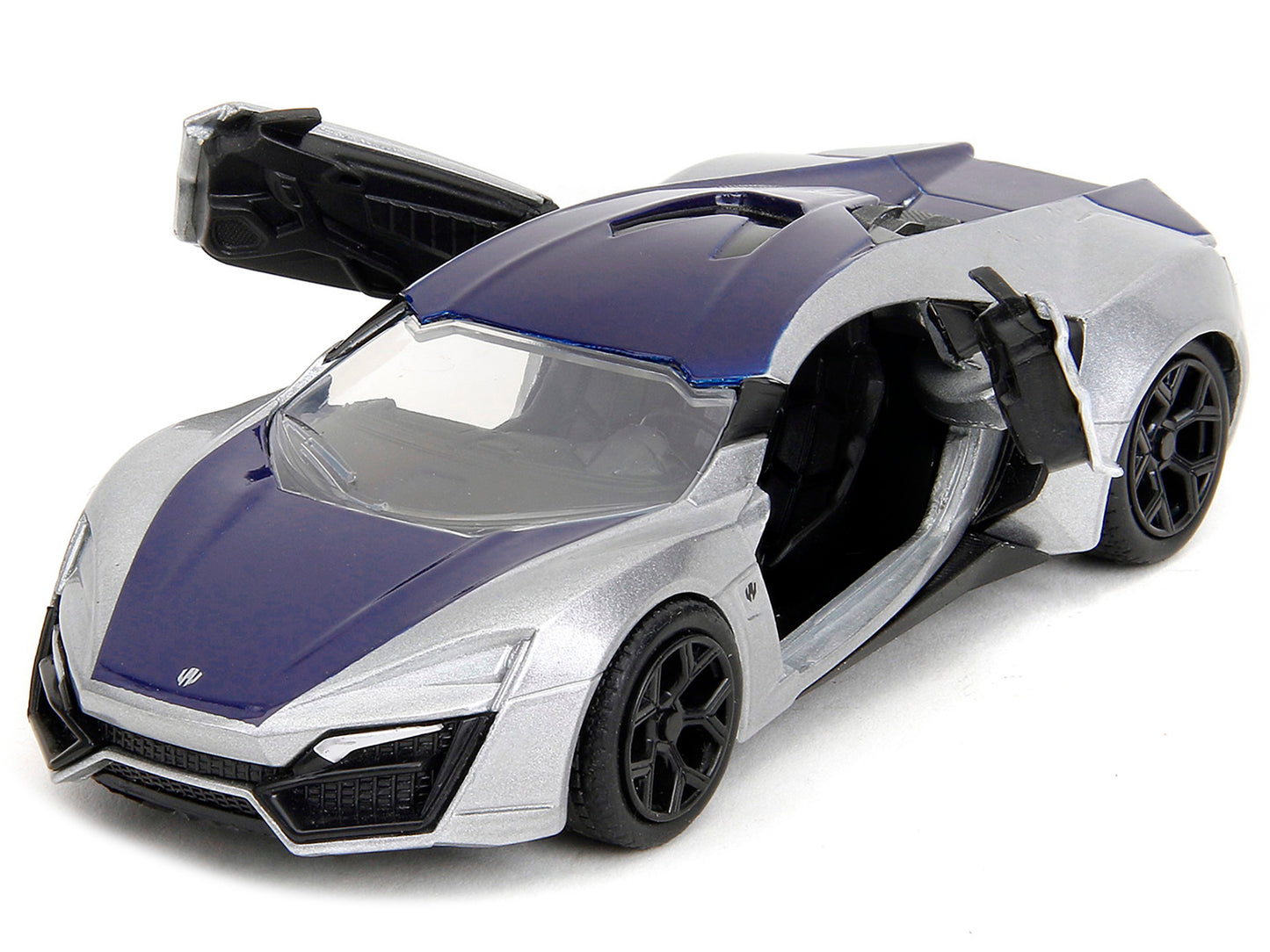 Lykan Hypersport Silver Metallic and Purple "Pink Slips" Series 1/32 Diecast Model Car by Jada <h2>Lykan Jada</h2> <p>High-quality perfect for collectors enthusiasts. Features detailed interior exteri
