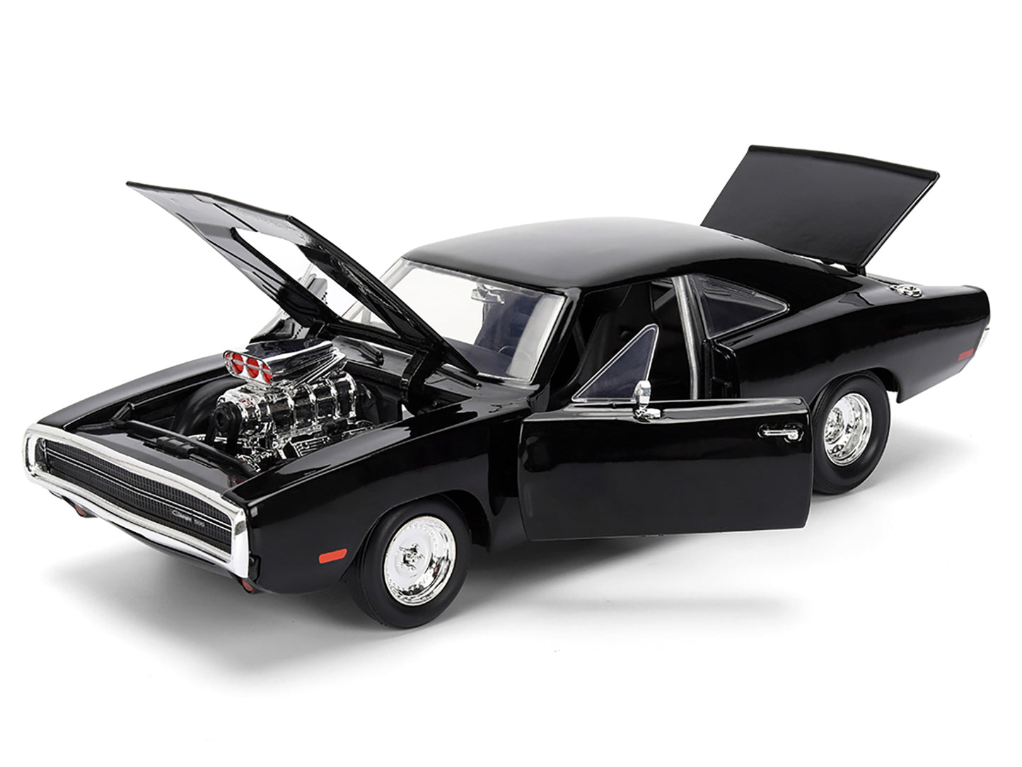 Dom's 1970 Dodge Charger R/T Black "F9" (2021) Movie "Fast & Furious" Series 1/24 Diecast Model Car by Jada <h2>Dom's Jada</h2> <p>High-quality perfect for collectors and enthusiasts. Features detaile