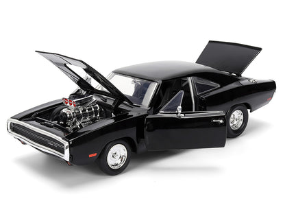 Dom's 1970 Dodge Charger R/T Black "F9" (2021) Movie "Fast & Furious" Series 1/24 Diecast Model Car by Jada <h2>Dom's Jada</h2> <p>High-quality perfect for collectors and enthusiasts. Features detaile