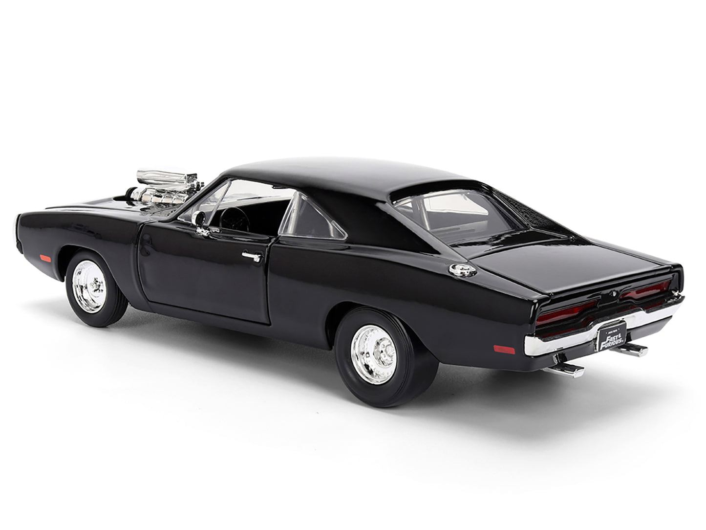 Dom's 1970 Dodge Charger R/T Black "F9" (2021) Movie "Fast & Furious" Series 1/24 Diecast Model Car by Jada <h2>Dom's Jada</h2> <p>High-quality perfect for collectors and enthusiasts. Features detaile