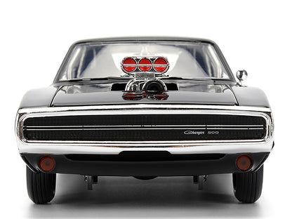Dom's 1970 Dodge Charger R/T Black "F9" (2021) Movie "Fast & Furious" Series 1/24 Diecast Model Car by Jada <h2>Dom's Jada</h2> <p>High-quality perfect for collectors and enthusiasts. Features detaile