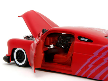 1951 Mercury Matt Red with Purple Stripes and Creep Diecast Figure "Creepshow" (1982) Movie "Hollywood Rides" Series 1/24 Model Car by Jada <h2>1951 Jada</h2> <p>High-quality perfect for collectors en