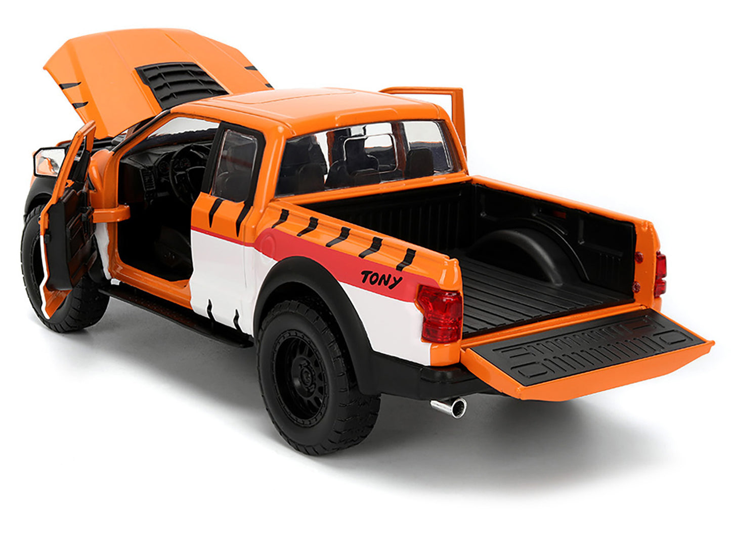 2017 Ford F-150 Raptor Pickup Truck "Frosted Flakes" Orange with Graphics and Tony the Tiger Diecast Figure "Hollywood Rides" Series 1/24 Model Car by Jada <h2>2017 Jada</h2> <p>High-quality perfect f