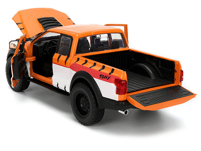 2017 Ford F-150 Raptor Pickup Truck "Frosted Flakes" Orange with Graphics and Tony the Tiger Diecast Figure "Hollywood Rides" Series 1/24 Model Car by Jada <h2>2017 Jada</h2> <p>High-quality perfect f
