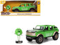 2021 Ford Bronco Green with Black Stripes and M&M's Diecast Figure "Hollywood Rides" Series 1/24 Model Car by Jada <h2>2021 Jada</h2> <p>High-quality perfect for collectors enthusiasts. Features detai