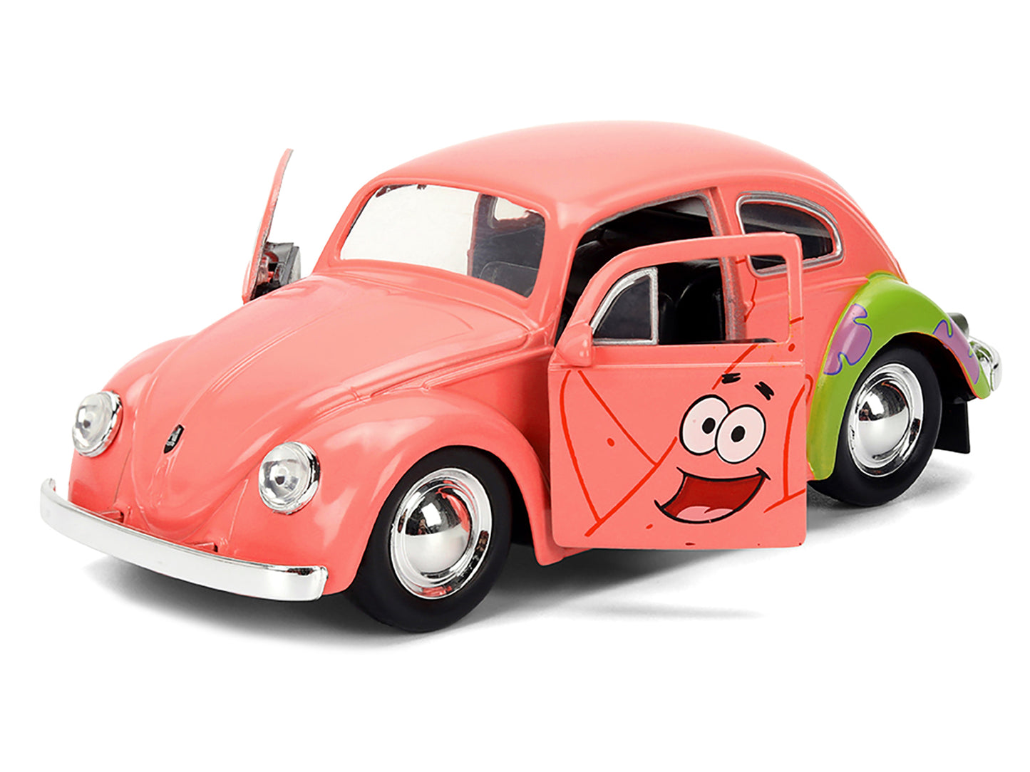 1959 Volkswagen Beetle "Patrick Star" Livery Pink "SpongeBob SquarePants" (1999-Current) TV Series "Hollywood Rides" 1/32 Diecast Model Car by Jada <h2>1959 Jada</h2> <p>High-quality perfect for colle
