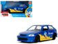 1997 Honda Civic Type R Blue Metallic with Graphics "Sonic the Hedgehog" (1991) Video Game "Hollywood Rides" Series 1/32 Diecast Model Car by Jada <h2>1997 Jada</h2> <p>High-quality perfect for collec