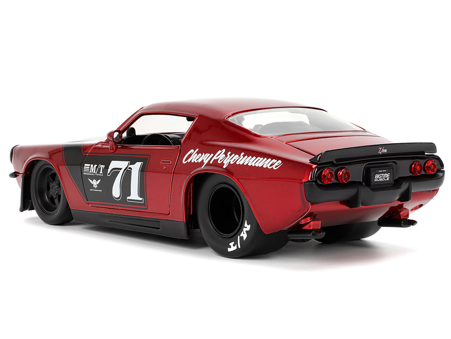 1971 Chevrolet Camaro #71 Red Metallic with Black Stripes "Bigtime Muscle" Series 1/24 Diecast Model Car by Jada <h2>1971 Jada</h2> <p>High-quality perfect for collectors and enthusiasts. Features det
