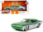 1969 Pontiac GTO Judge Green Metallic and Silver with Stripes "Bigtime Muscle" Series 1/24 Diecast Model Car by Jada <h2>1969 Jada</h2> <p>High-quality perfect for collectors enthusiasts. Features det