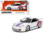 Porsche 911 GT3 (996) White with Red and Blue Stripes "Hyper-Spec" Series 1/24 Diecast Model Car by Jada <h2>Porsche Jada</h2> <p>High-quality perfect for collectors enthusiasts. Features detailed int