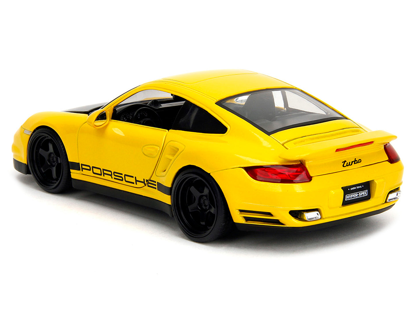Porsche 911 Turbo (997) Yellow with Carbon Hood "Hyper-Spec" Series 1/24 Diecast Model Car by Jada <h2>Porsche Jada</h2> <p>High-quality perfect for collectors and enthusiasts. Features detailed inter