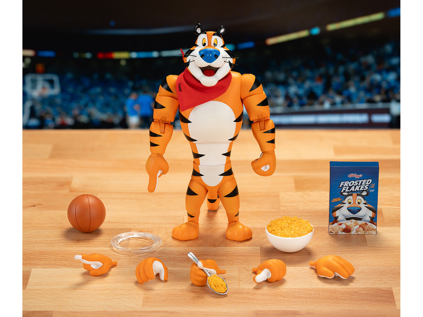 Tony the Tiger 6.75" Moveable Figure with Alternate Hands and Accessories "Kellogg's Frosted Flakes" Model by Jada <h2>Tony Jada</h2> <p>High-quality diecast car perfect for collectors enthusiasts. Fe