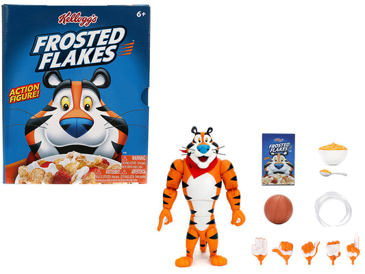 Tony the Tiger 6.75" Moveable Figure with Alternate Hands and Accessories "Kellogg's Frosted Flakes" Model by Jada <h2>Tony Jada</h2> <p>High-quality diecast car perfect for collectors enthusiasts. Fe