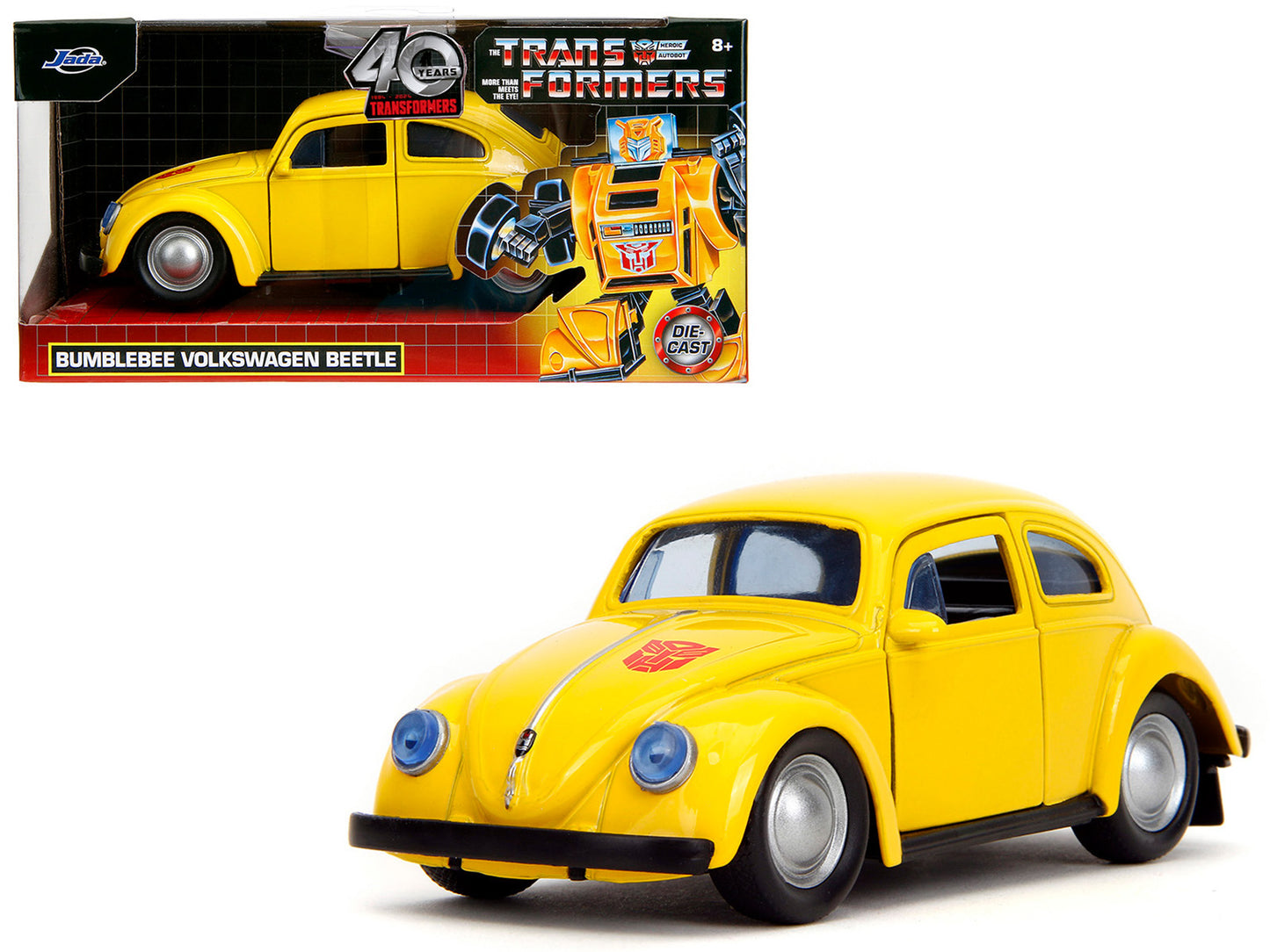 Volkswagen Beetle "Bumblebee" Yellow "Transformers" "Hollywood Rides" Series 1/32 Diecast Model Car by Jada <h2>Volkswagen Jada</h2> <p>High-quality perfect for collectors and enthusiasts. Features de