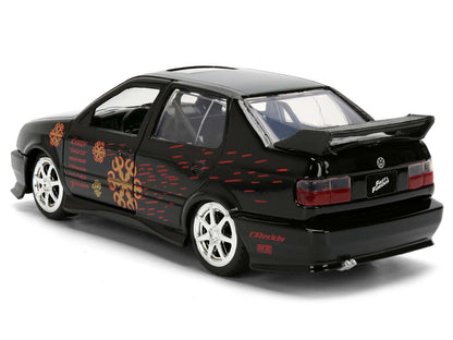 Volkswagen Jetta Black with Graphics "Fast & Furious Remix - 25th Anniversary" Series 1/32 Diecast Model Car by Jada <h2>Volkswagen Jada</h2> <p>High-quality perfect for collectors and enthusiasts. Fe
