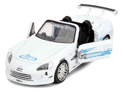 2001 Honda S2000 Convertible White with Graphics "Fast & Furious Remix - 25th Anniversary" Series 1/32 Diecast Model Car by Jada <h2>2001 Jada</h2> <p>High-quality perfect for collectors and enthusias