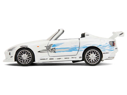 2001 Honda S2000 Convertible White with Graphics "Fast & Furious Remix - 25th Anniversary" Series 1/32 Diecast Model Car by Jada <h2>2001 Jada</h2> <p>High-quality perfect for collectors and enthusias